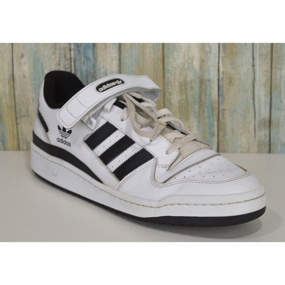 Adidas Forum Low Men's Size 13 Shoes Cloud White/Core Black FY7757 - Picture 2 of 10
